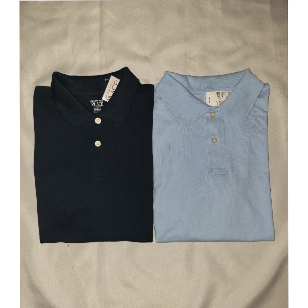 2 The Children's Place uniform shirts